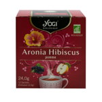Ceai Aronia, hibiscus si mar, 12 plicuri, Yogi Tea, Yogi Tea