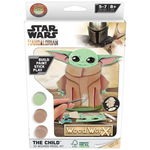 Macheta de Asamblat Wood WorX - Star Wars - The Child cu 20+ piese din lemn + vopsea, pensula si adeziv inclus