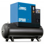 Compresor de aer profesional cu surub - 15 kW, 1680 L/min, 10 bari - Rezervor 500 Litri - ABAC-SPINN-15E-500L-10bar, ABAC
