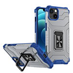 Husa de protectie, Wozinsky Crystal Ring, iPhone 13 Mini, Argintiu/Albastru, Wozinsky