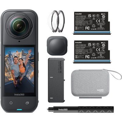 Camera Video Sport Insta360 X5, 8K, 360, Essentials Bundle