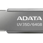 Stick USB A-DATA UV350, 64GB, USB 3.2 (Argintiu), ADATA