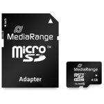 MediaRange 4GB microSDHC, card de memorie (negru, clasa 10)