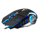 Mouse Gaming Techstar® Silent, 3200 DPI, 6 Butoane, LED RGB, Macro, Techstar