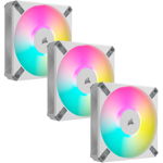 Pachet de 3 ventilatoare Corsair AF Elite 120 Series RGB PWM cu controler RGB - 120mm