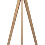 Lampadar trepied Star, 140x50x50 cm, lemn/ metal, grafit/ pin