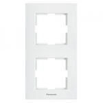 Rama 2 module verticala Karre Plus Pansonic, alba