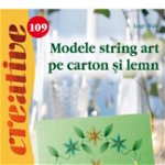 Modele string art pe carton şi lemn - Idei creative 109