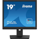 IIYAMA Monitor TN LED Iiyama ProLite 19 B1980D-B5, 1280x1024, VGA, DVI, Pivot, Negru, IIYAMA