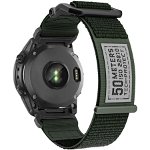 Accesoriu smartwatch Scout compatibila cu Garmin Fenix 5/6/6 Pro/7 Military Green, TECH-PROTECT