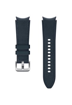 Curea smartwatch Hybrid Leather pentru Galaxy Watch4 20mm S/M, Navy