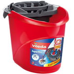 Galeata cu storcator Vileda Power Press, 10 l, Rosu, Vileda