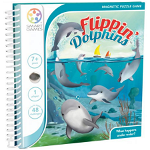 Joc de logica Smart Games - Flippin' Dolphins, cu 48 de provocari