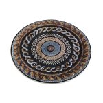 Suport Protecție pentru Masă Versa Mozaic Rotund Ceramică (20 x 20 cm), Versa