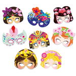 Joc creativ cu masti, Auzou, My Princess Masks to decorate, 5 ani+, Auzou