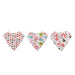 Set 3 bavete Lorelli Baby Care Bandana Fetite, Lorelli Bertoni