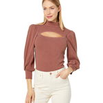 Imbracaminte Femei LAmade Cheviot Cutout Bell Sleeve Caramel, LAmade