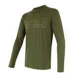 Bluza de corp barbati Sensor 100% lana Merinos Active Safari Track - Green