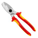 Foarfeca VDE pentru taiat cabluri, cu tais dublu, Knipex 95 16 200, Knipex