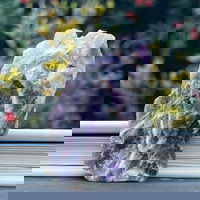 Ametist chevron piatra bruta/ varf m2, druzy.ro - Cristale, Home Deco