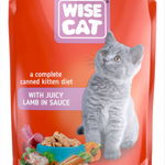 Wise cat, hrana umeda pentru pisici tocana cu pasare de casa si legume - 24x100 g, Wise