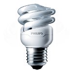 Bec economic spiralat Philips, E27 sau E14, 45W, 505 lumeni, Philips