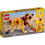 Lego creator 3 in 1 - leu salbatic - 224 piese