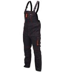 Pantaloni de lucru cu pieptar, Yato YT-80409, marimea L, 7 buzunare, negru, Toya