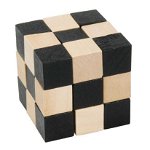Cub sarpe lemn - Joc logic puzzle 3D