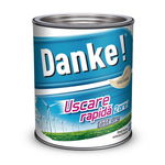 Email Danke uscare rapida, pentru metal, lemn, zidarie, exterior/interior, crem, lucios, 0.75 l, Danke