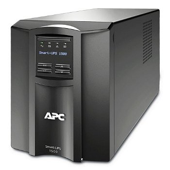 UPS APC Smart-UPS SMT line-interactive / sinusoidala 1500VA / 1000W 8conectori C13, baterie RBC7,smart conect,optional extindere SMT1500IC, APC