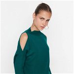 Pulover oversized Touch verde, Zappatos