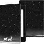 Husă Strado Smart pentru Kindle Paperwhite 1/ 2/ 3 (Cerbul de zăpadă), Strado