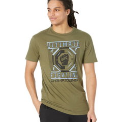 Imbracaminte Barbati UFC Forms Tee Military Green, UFC