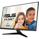 Monitor LED IPS Asus 27", Full HD (1920x1080), 75Hz, 1ms, AMD FreeSync™, Flicker-free, HDMI, VGA, VESA, alb