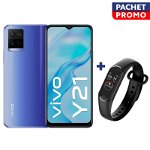 Telefon Vivo Y21, 4GB RAM, 64GB, Metallic Blue, Vivo