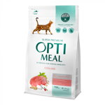Hrana uscata pentru pisici Optimeal, Sterilized, Vita, 0.7 Kg