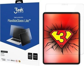 Film de protecție 3MK flexibil 2.5D Lite pentru Apple iPad Pro 12.9 a 5-a generație, 3MK