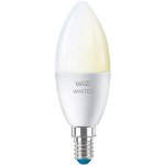 Bec LED inteligent Connected Whites C37, Wi-Fi, E14, 4.9W (40W), 470 lm, lumina alba (2700-6500K), compatibil Google Assistant/Alexa/Siri, WIZ