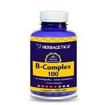 B-Complex 100, 120 capsule, Herbagetica, Herbagetica