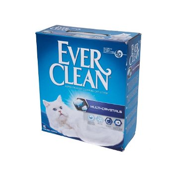 EVER CLEAN Multi Crystals, neparfumat, așternut igienic pisici, granule, bentonită, aglomerant, neutralizare mirosuri, 10l, Ever Clean