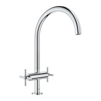 Baterie bucatarie Grohe Atrio crom dubla comanda