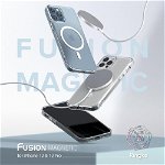 Carcasa Ringke Fusion Magnetic MagSafe compatibila cu iPhone 12/12 Pro Matte Clear, Ringke