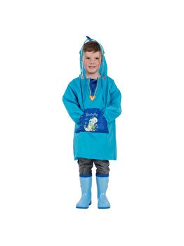 Pelerina de ploaie pentru copii R201 Albastra M