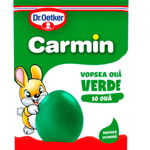 Vopsea oua verde, 10 oua, Dr. Oetker, Carmin 