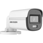 Camera supraveghere exterior ColorVu Hikvision DS-2CE10KF0T-LFS(2.8MM), 3K, Smart Hybrid cu LED alb si IR 20 m, microfon, 2.8 mm