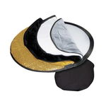 Blenda rotunda 5in1 difuzie gold silver negru alb 80cm, Generic