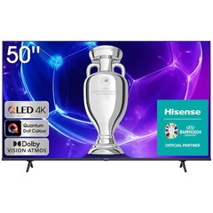 HISENSE Televizor Smart, HISENSE 50E7KQ, 126cm QLED, Negru, HISENSE