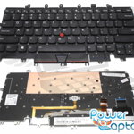 Tastatura Lenovo RVC 85GB iluminata layout US fara rama enter mic, IBM Lenovo