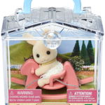 Sylvanian Families Baby Carry Case Rabbit On Rocking Horse 4391r1 